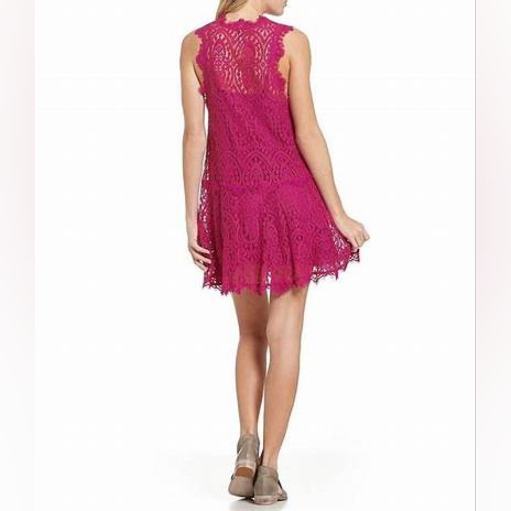 NWT, Free People Heart in Two Lace Mini Dress - Picture 4 of 15